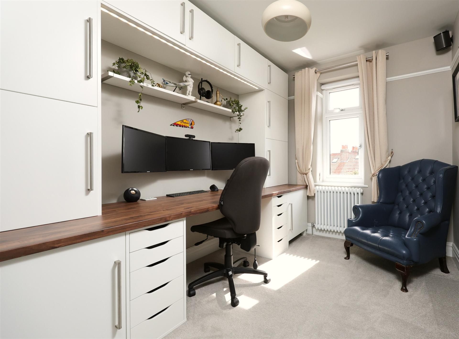 A fitted home office